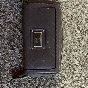 Guess Quilted Black Wallet
